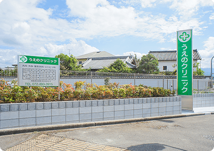 この看板が目印です。
